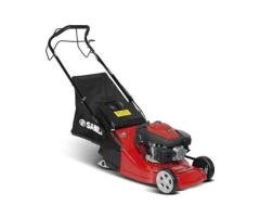 Rotary roller lawn mower