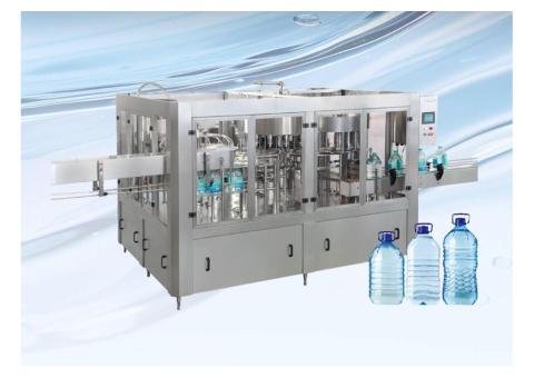 3-10 Liters 60-1200 BPH  Washing, Filling, Capping 3-in-1 Unit for Water - 2/2