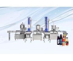 Glass Bottle  Automatic rinsing, filling and sealing production line