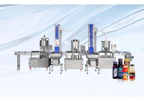 Glass Bottle  Automatic rinsing, filling and sealing production line - 2/2
