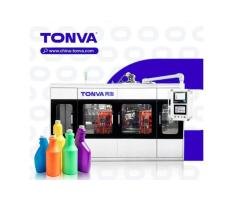 4 cavity plastic cleaner detergent bottles hybrid extrusion blow molding machine