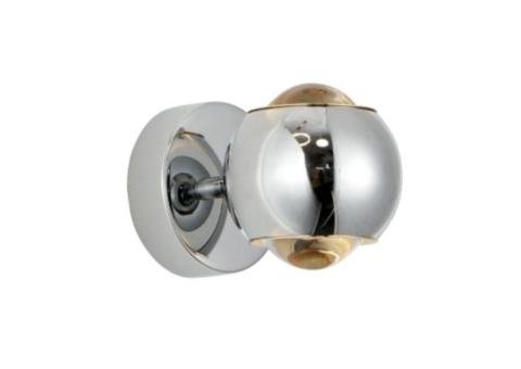 OS-BD055 Silver Crystal Ball Wall Lamp - 2/2