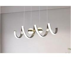 Spiral Double Pearl Pendant Light