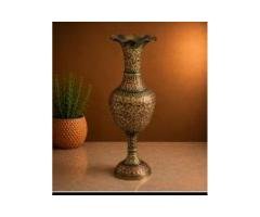 Brass Vase – 24-Inch Handcrafted Pakistani Decor