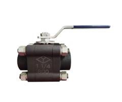 Forged steel three-piece ball valve Q11F