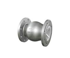 Stainless steel axial flow check valve