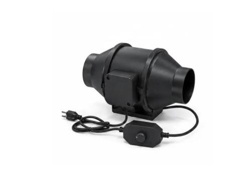 DF100-L  Inline Duct Fan · 4" / 100 mm · Polypropylene