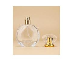 MUB 50ml Pineapple Shape Glass Perfume Bottle with Aluminum Cap