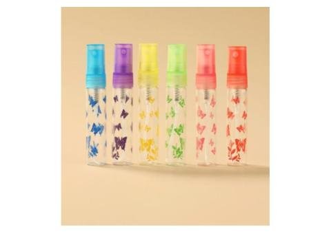 MUB 5ml Fashion Mini Glass Spray Perfume Bottle with Butterfly Atomizer - 2/2