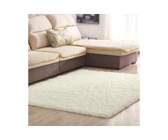 Premium PV Velvet Solid Square Carpet