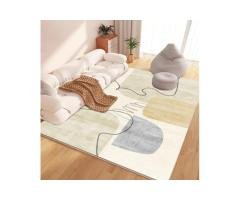 Modern Decorative Living Room Carpet – Soft Area Rug with Custom Size & Design
