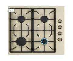 60 cm Cream Built-in Gas Hob – 4 Burners