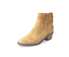 Comfort Cow Suede Western Style Boots Womens