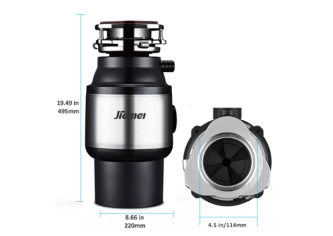 HSJ-02 Kitchen Food Waste Disposer – Powerful 3-Stage Grinding - 3/3