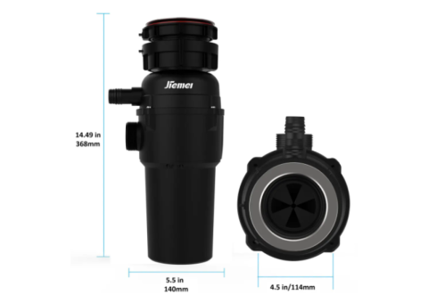Kitchen Food Waste Disposer – Compact 3-Stage Grinding - 2/3