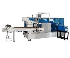 Non-standard.Glue-spraying wrapping machine for food products