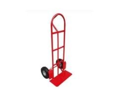 Metal made hand pushed warehouse cart