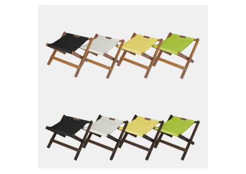 Wood BBQ Chair 2-Piece Set for Relaxing Outdoor Gatherings