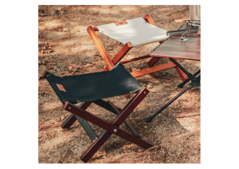 Wood BBQ Chair 2-Piece Set for Relaxing Outdoor Gatherings - 2/2