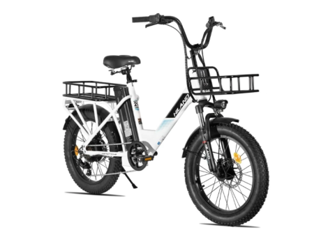 HILAND 20-Inch Electric Cargo Bike - 3/5
