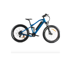 26-Inch Fat Tire Full Suspension Electric Mountain Bike