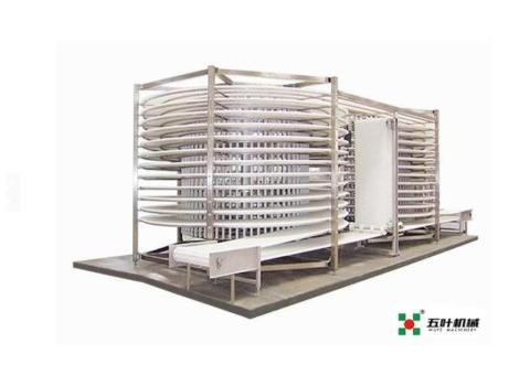 Twin-spiral quick-freezing machine