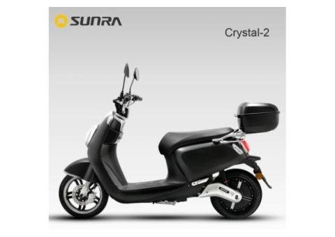 CRYSTAL-2 Black 60V Electric Motor Scooter & Moped for Adults