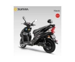 HAWK Black Street-Legal Electric Moped for Adults