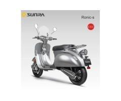 RONIC-S Grey Trendy Retro Vintage Style Electric Scooter for Adults