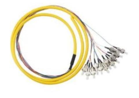 Single-Mode 12-Color Ribbon Optical Fiber Jumper Pigtail – Electrical Grade - 2/2