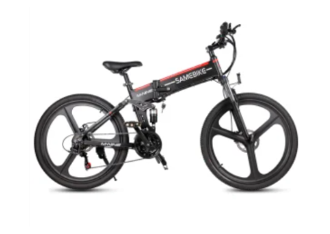 LO26 21-Speed Folding Electric Mountain Bike - 2/2