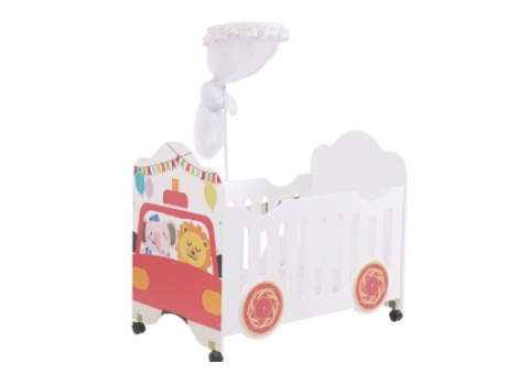 CW991 Wooden Baby Bed - 2/2