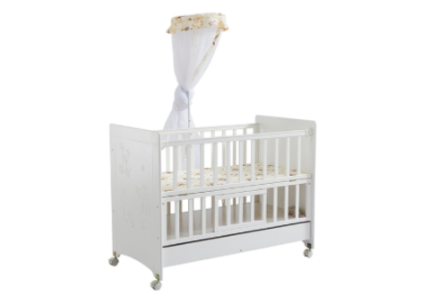 CW6203 Wooden Baby Bed