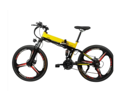 Electric Downhill Mountain Bike with Foldable Design