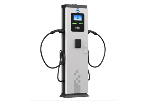 44kW Floor-Mounted AC EV Charger with POS - 1/5