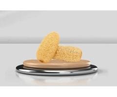 Organic Loofah Sponge — Natural Exfoliating Bath & Body Scrubber