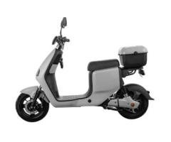 G04 White Electric Motorcycle