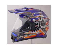 819-6 STAR Motorcycle Cross Helmet with Visor