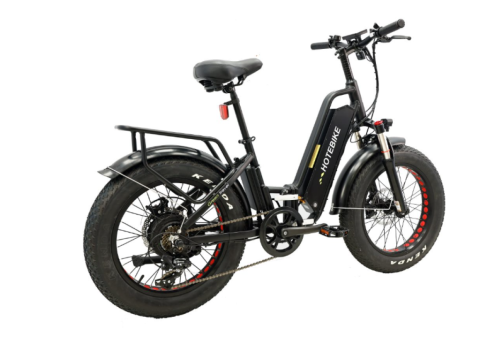 C20 500W Folding Fat Tire Electric Bike - 1/5