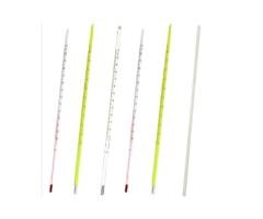 Common glass thermometers