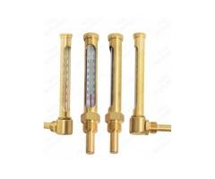 Angle cylinder thermometer