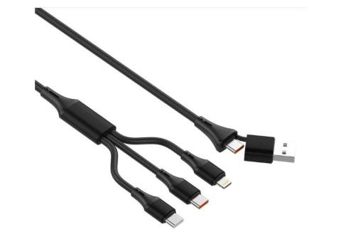 100W 2-in-3 Fast Charging Data Cable LC97UC