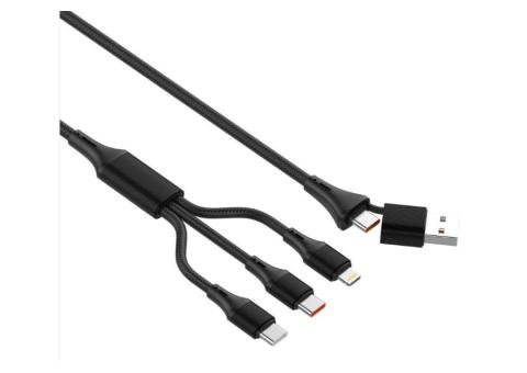100W 2-in-3 Fast Charging Data Cable LC97UC - 2/2