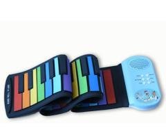 BR-M49 Rainbow Roll Up Piano