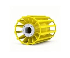 Self-Cleaning Heavy-Duty Mine Duty Wing Pulley