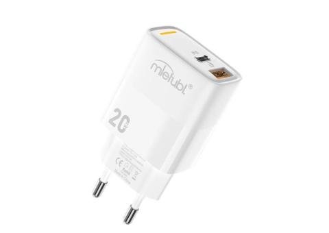 USB + Type-C PD 20W Wall Charger