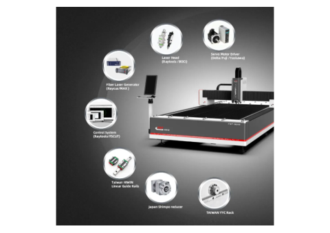 3000W 3015 Fiber Laser Cutting Machine