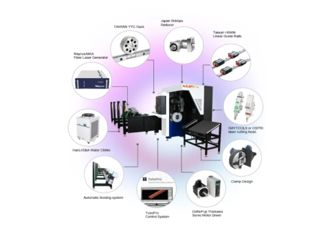 FST-6010T Fully Automatic Tube Laser Cutting Machine - 2/2