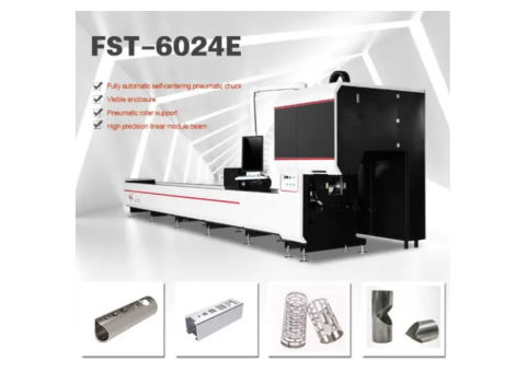 6024E Tube Metal Cutting CNC Fiber Laser Machine