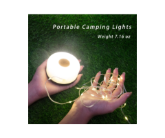 String & Campsite Lighting: Portable Roll-Up Lights